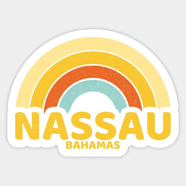 Retro Nassau Bahamas Sticker by dk08